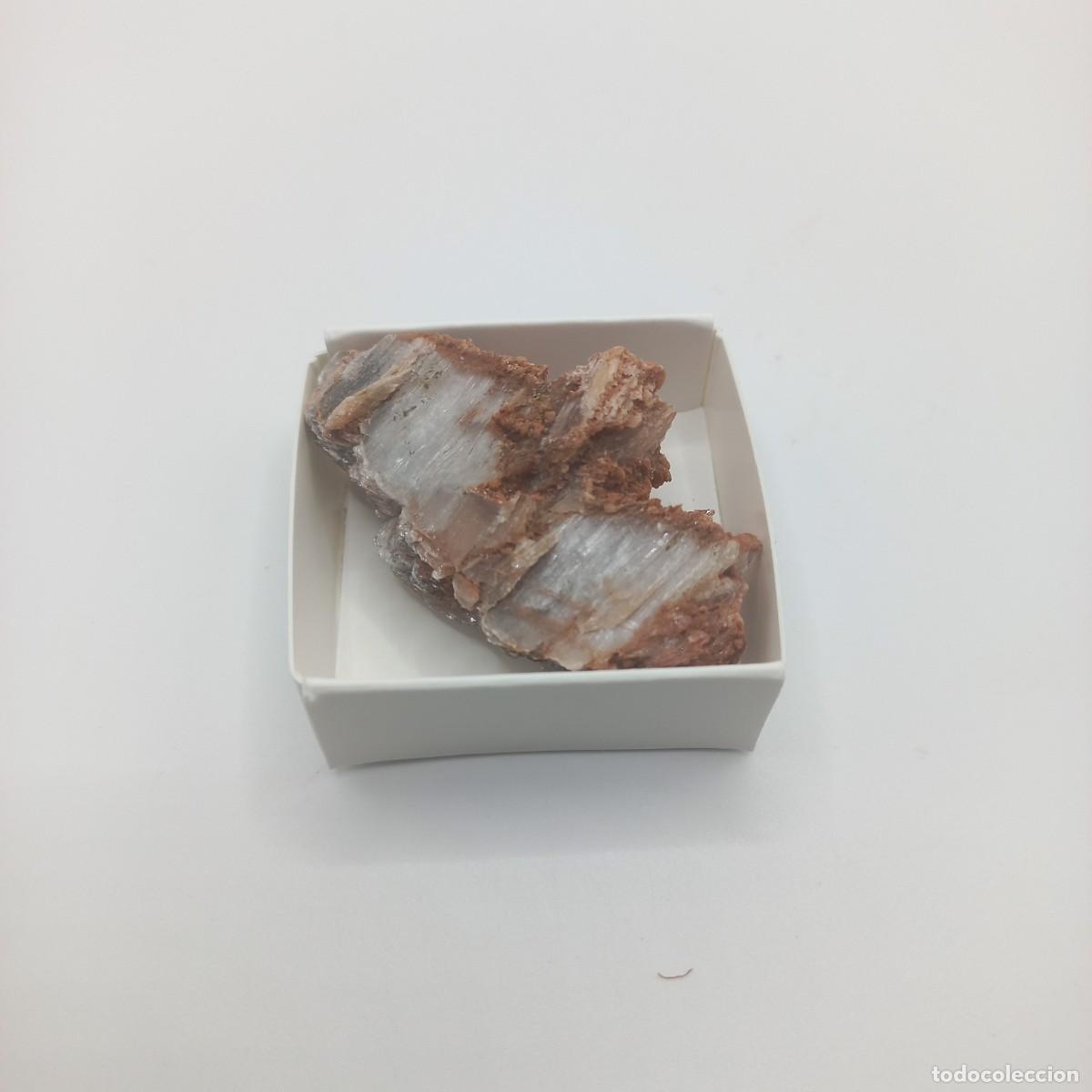 Coleccionismo de minerales: Yeso en caja 4x4. Casas de Ves (Albacete)