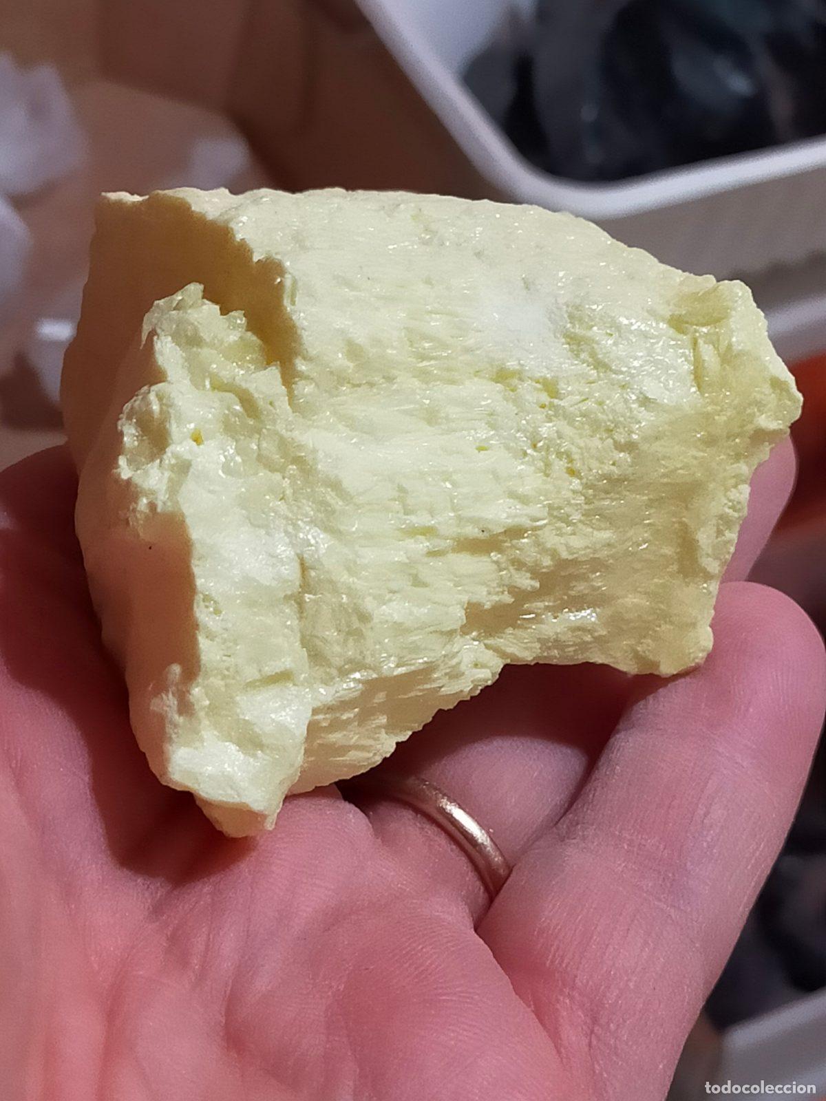 Coleccionismo de minerales: Zolfo Grezzo Naturale Giallo - Pietra per Cristalloterapia e Spazio Meditazione
