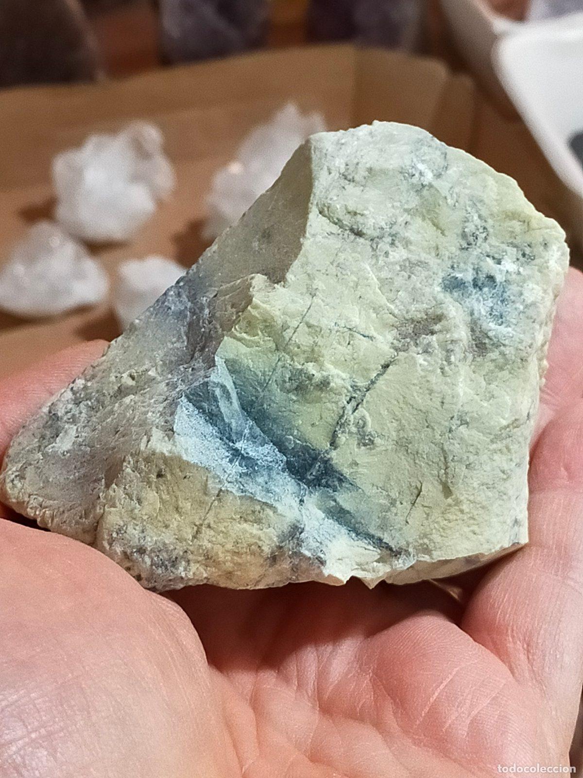 Coleccionismo de minerales: Pietra di Serpentino Grezzo Verde Grigio - Cristallo Naturale per Cristalloterapia e Meditazione