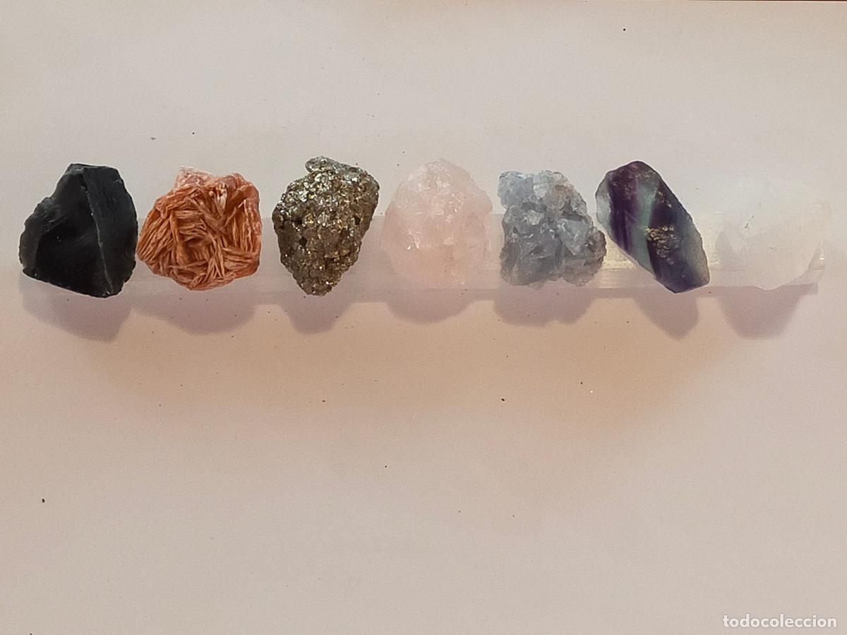 Coleccionismo de minerales: Set Cristalli Naturali e Selenite 20 cm - Kit Olistico per Meditazione e Cristalloterapia