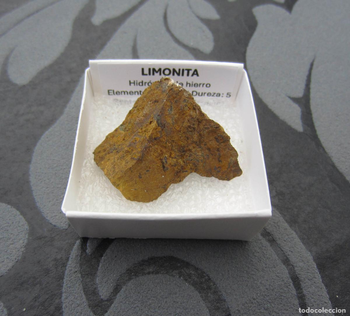 Coleccionismo de minerales: MINERAL LIMONITA MINERALES EN CAJA 4X4 CM