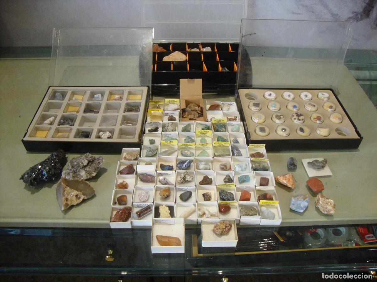 Coleccionismo de minerales: COLECCION DE MAS DE 100 MINIRALES DIFERENTES MEDIDAS