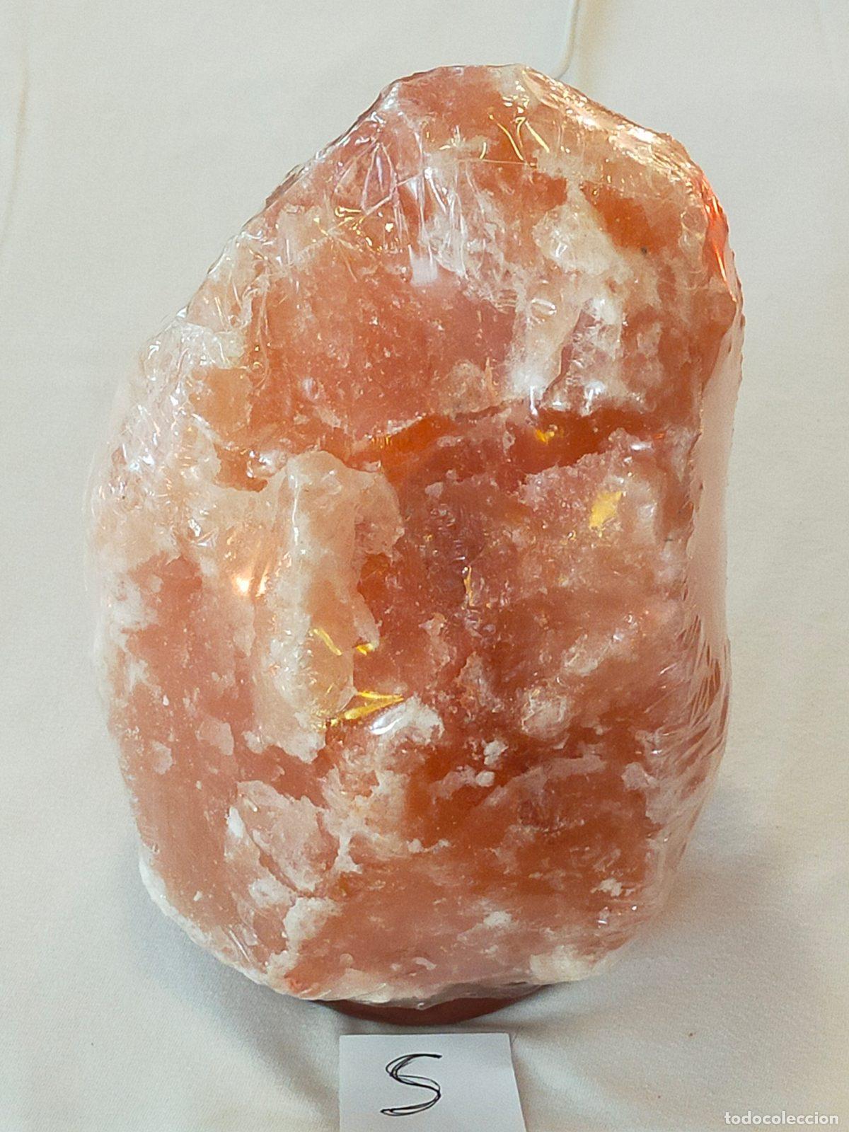 Coleccionismo de minerales: Lampada di Sale Rosa &rdquo;S&rdquo; dell'Himalaya Natural - Cristallo di Benessere