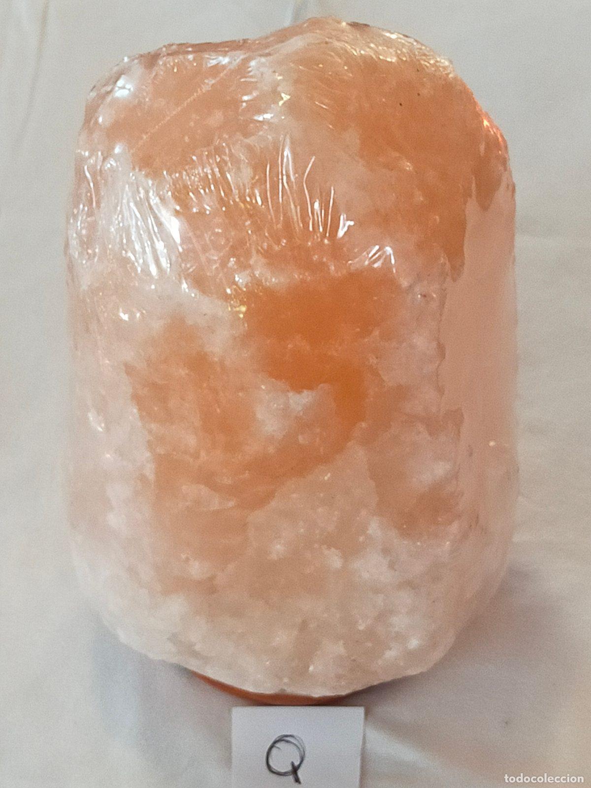 Coleccionismo de minerales: Lampada di Sale Rosa &rdquo;Q&rdquo; dell'Himalaya - Cristallo Naturale d'Arredo e Benessere