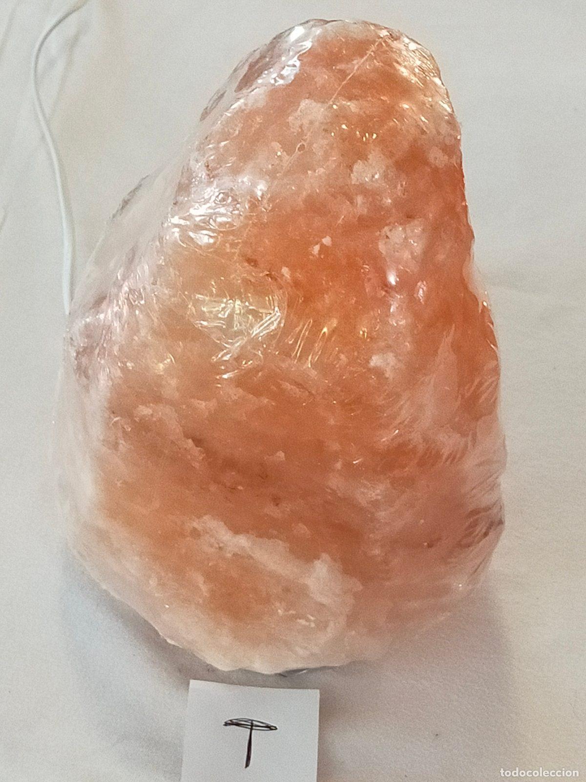 Coleccionismo de minerales: Lampada di Sale Rosa &rdquo;T&rdquo; dell'Himalaya - Cristallo Naturale Olistico