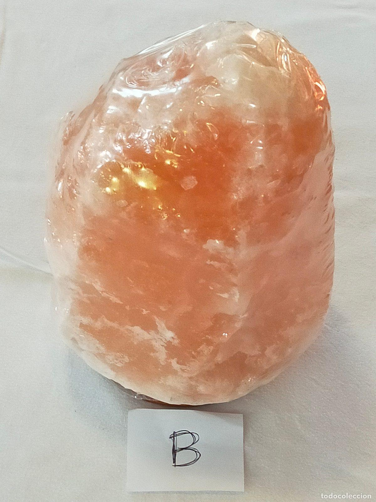 Coleccionismo de minerales: Lampada di Sale Rosa &rdquo;B&rdquo; dell'Himalaya Naturale - Cristallo di Luce per Benessere e Armonia