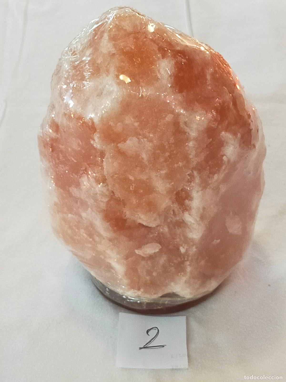 Coleccionismo de minerales: Lampada di Sale Rosa dell'Himalaya Naturale - Cristallo Energetico e Purificante