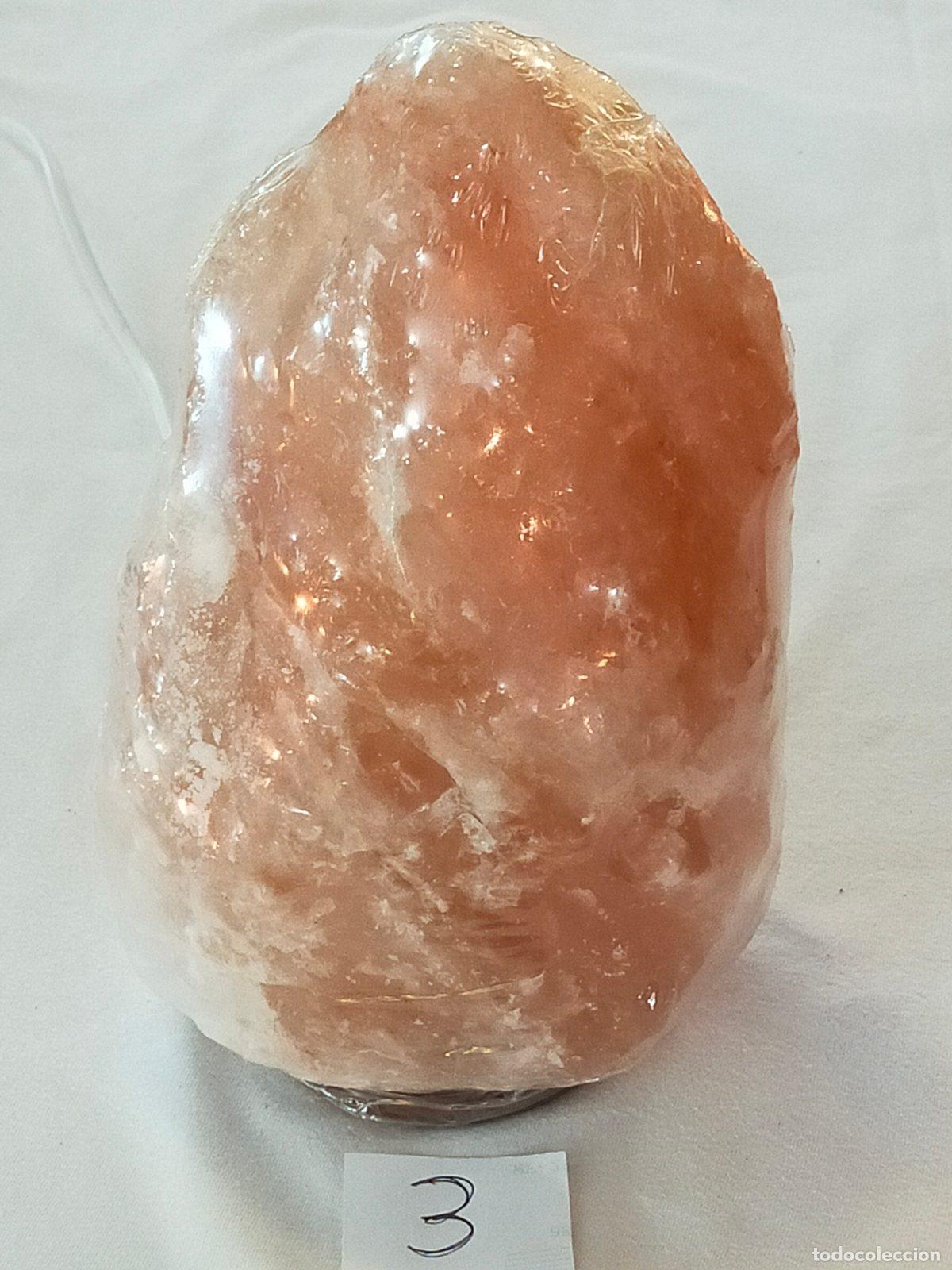 Coleccionismo de minerales: Lampada di Sale Rosa dell'Himalaya - Cristallo di Sale Naturale
