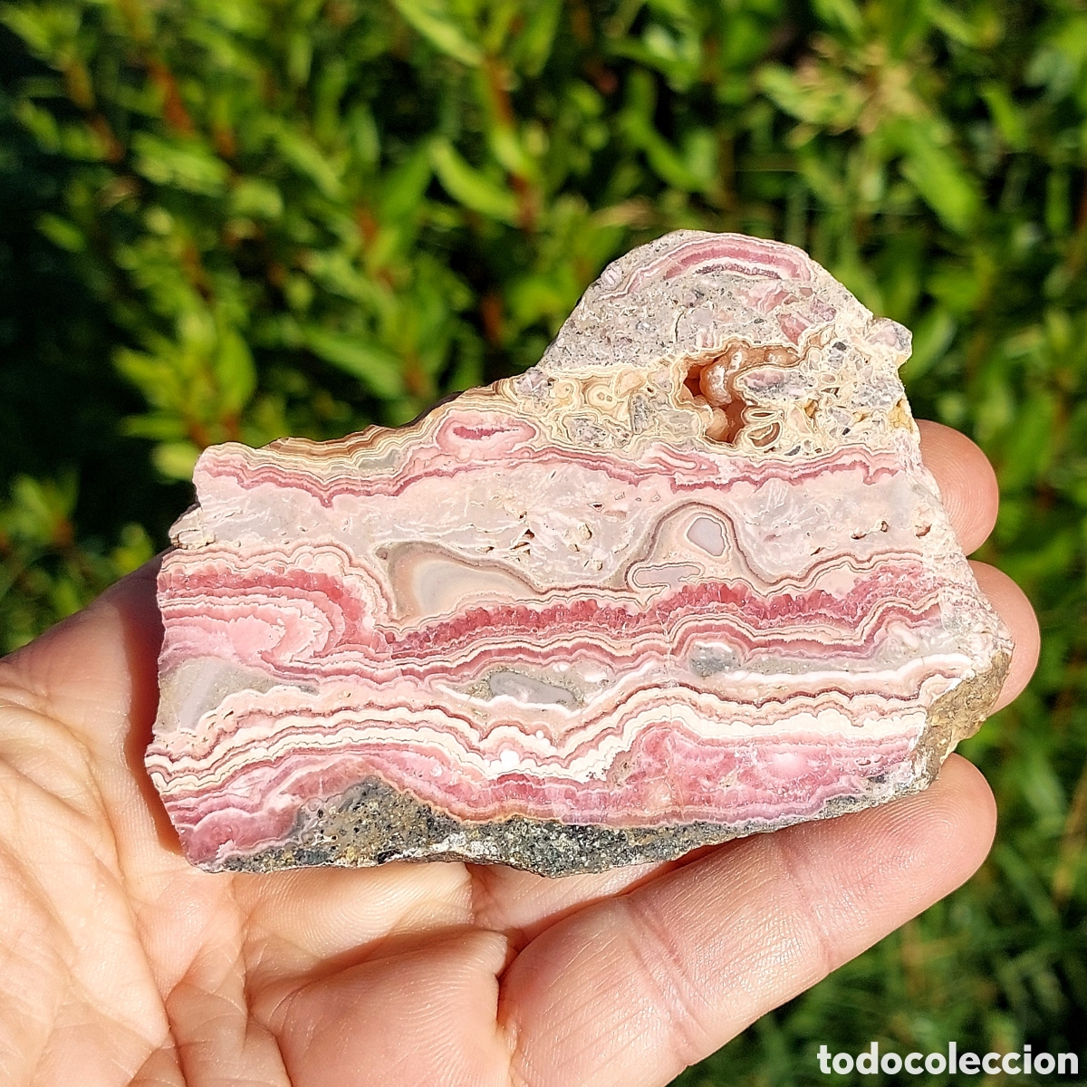 Coleccionismo de minerales: Magn&iacute;fica Rodocrosita Mineral Natural