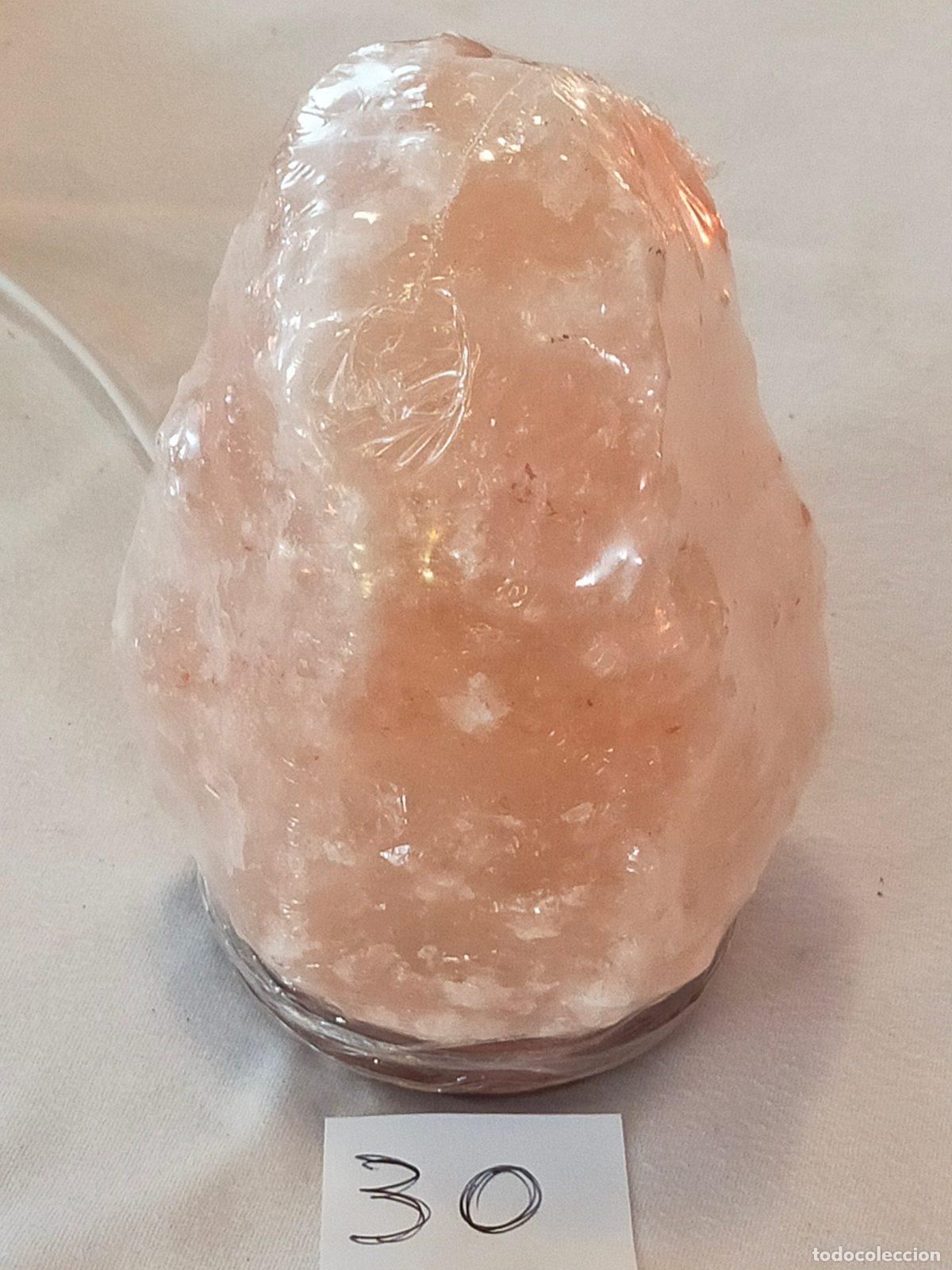 Coleccionismo de minerales: Lampada di Sale Rosa dell'Himalaya Naturale - Cristallo di Sale Purificante