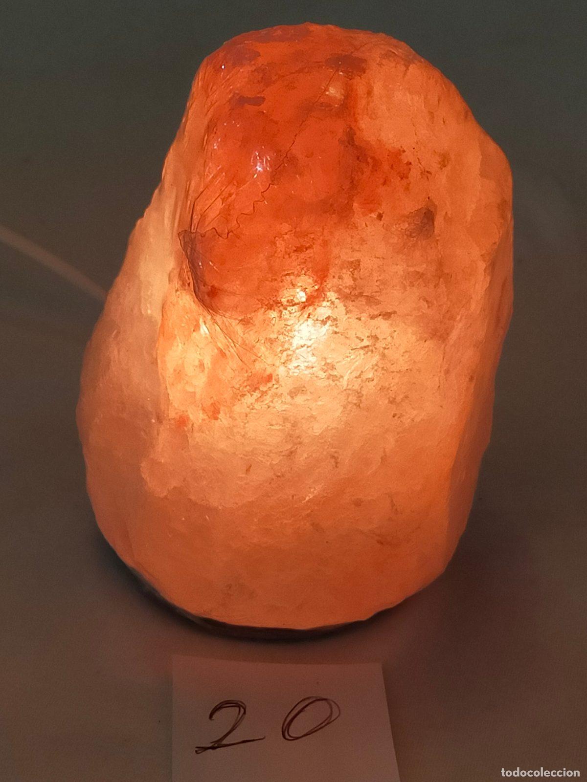 Coleccionismo de minerales: Lampada di Sale Rosa dell'Himalaya Naturale - Cristalloterapia e Benessere