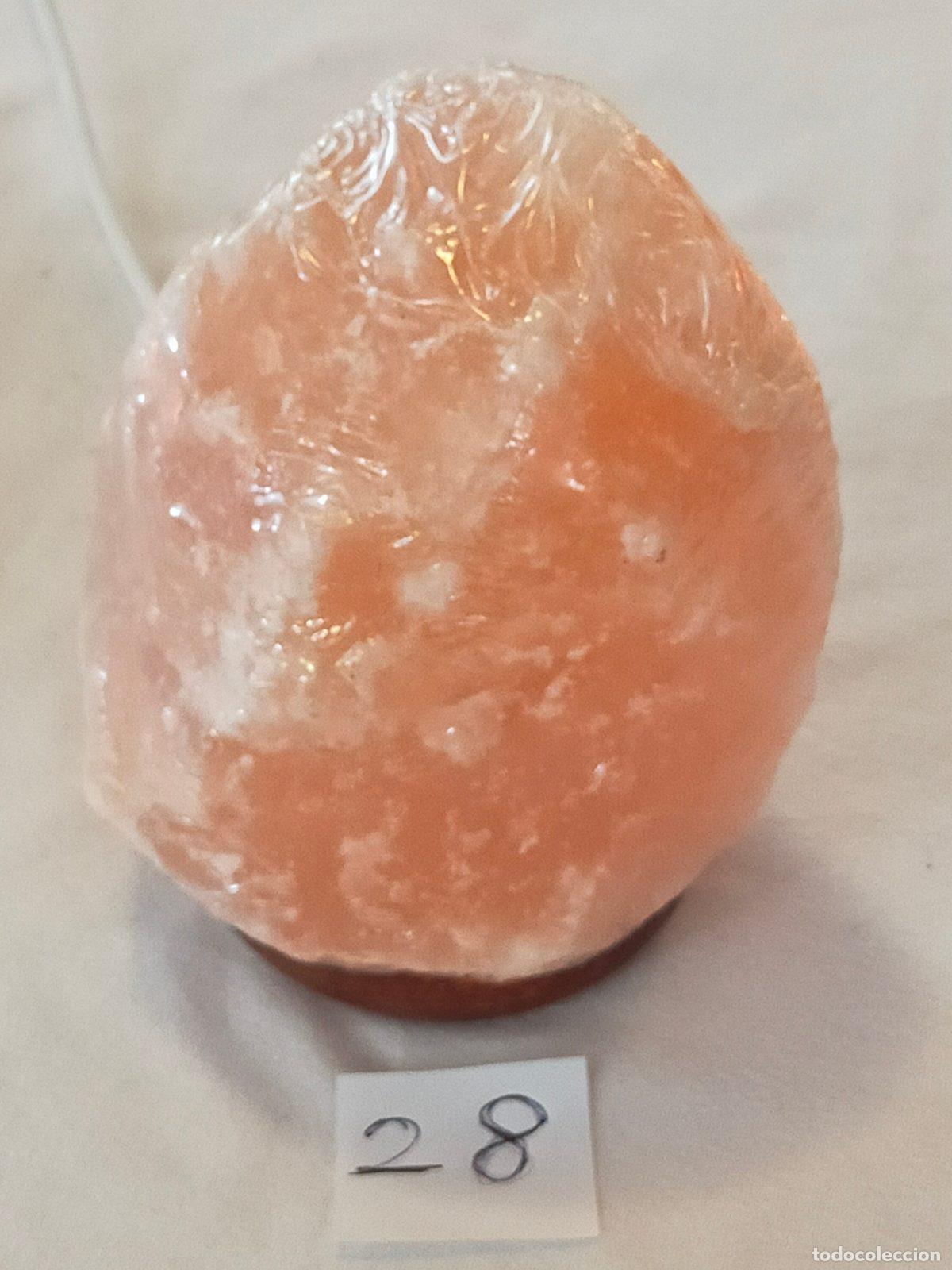 Coleccionismo de minerales: Lampada di Sale Rosa dell'Himalaya Naturale - Cristallo di Sale Naturale Formato Aiuola