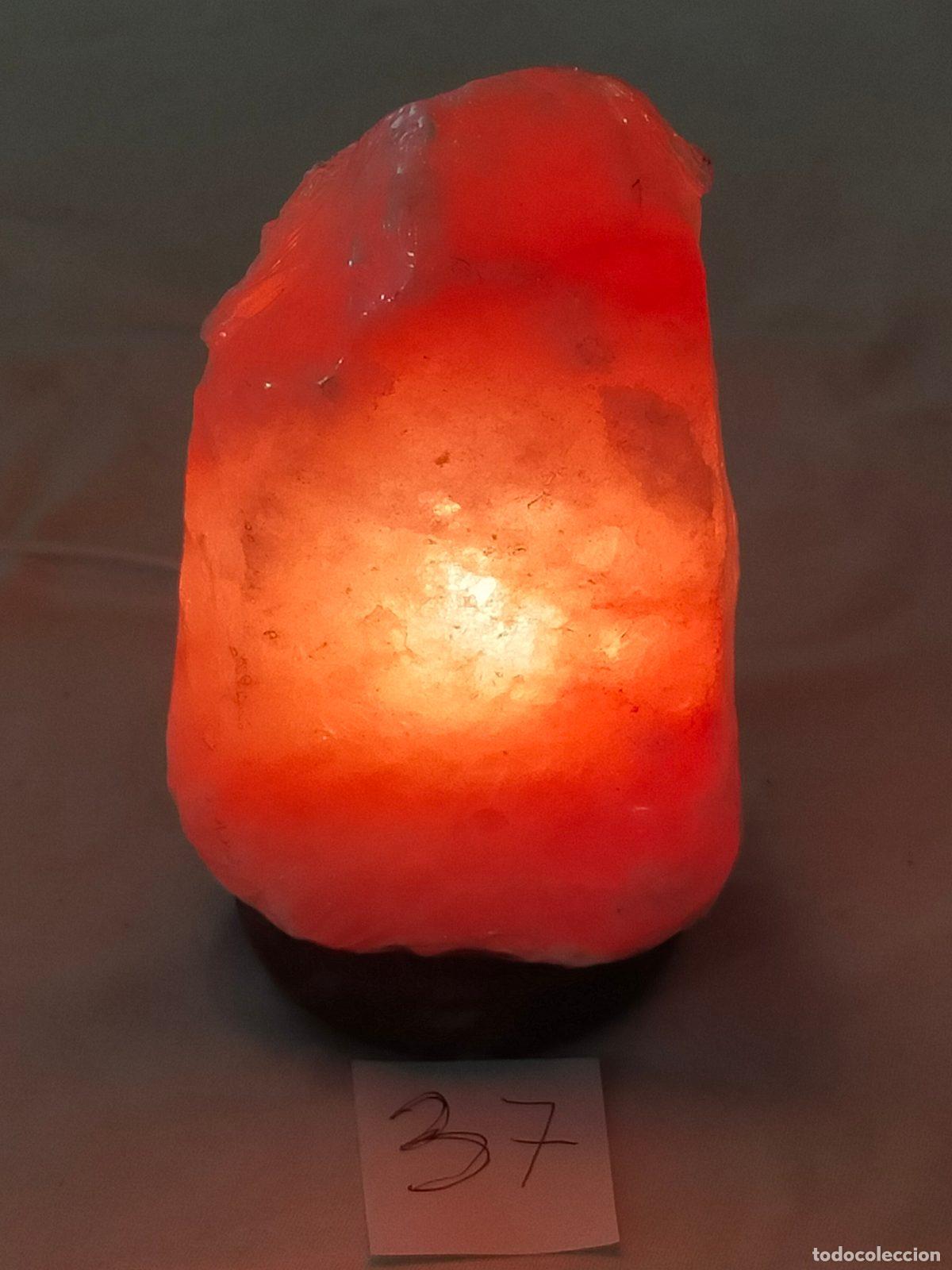 Coleccionismo de minerales: Lampada di Sale Rosa dell'Himalaya - Cristallo Naturale Scultoreo e Luce Energetica