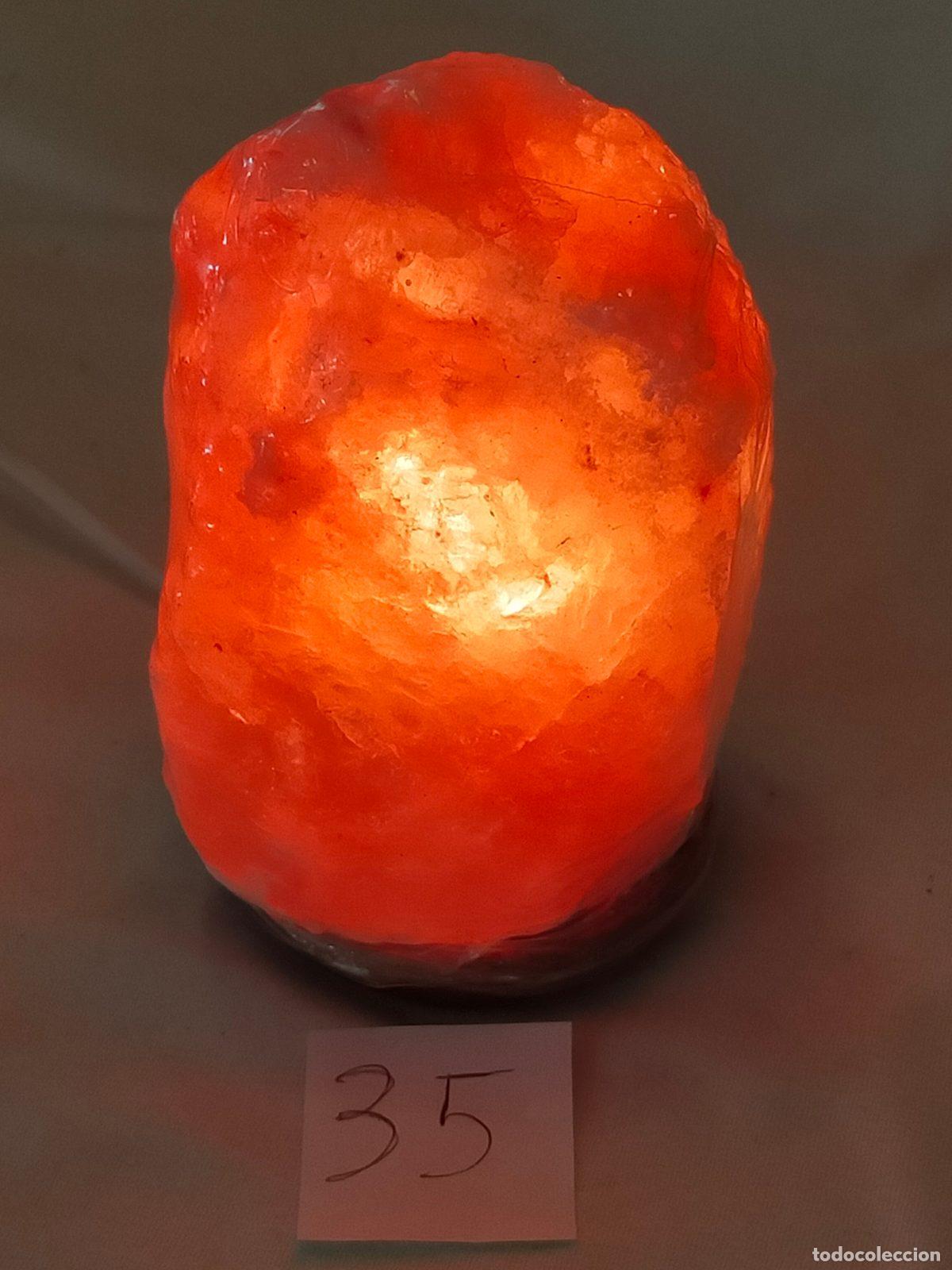 Coleccionismo de minerales: Lampada di Sale Rosa dell'Himalaya Naturale - Cristallo Energetico e Purificante