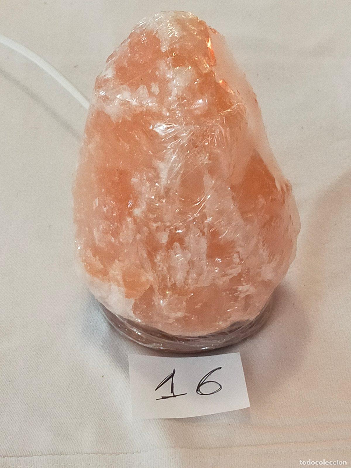 Coleccionismo de minerales: Lampada di Sale Rosa dell'Himalaya Naturale - Cristallo di Sale Naturale
