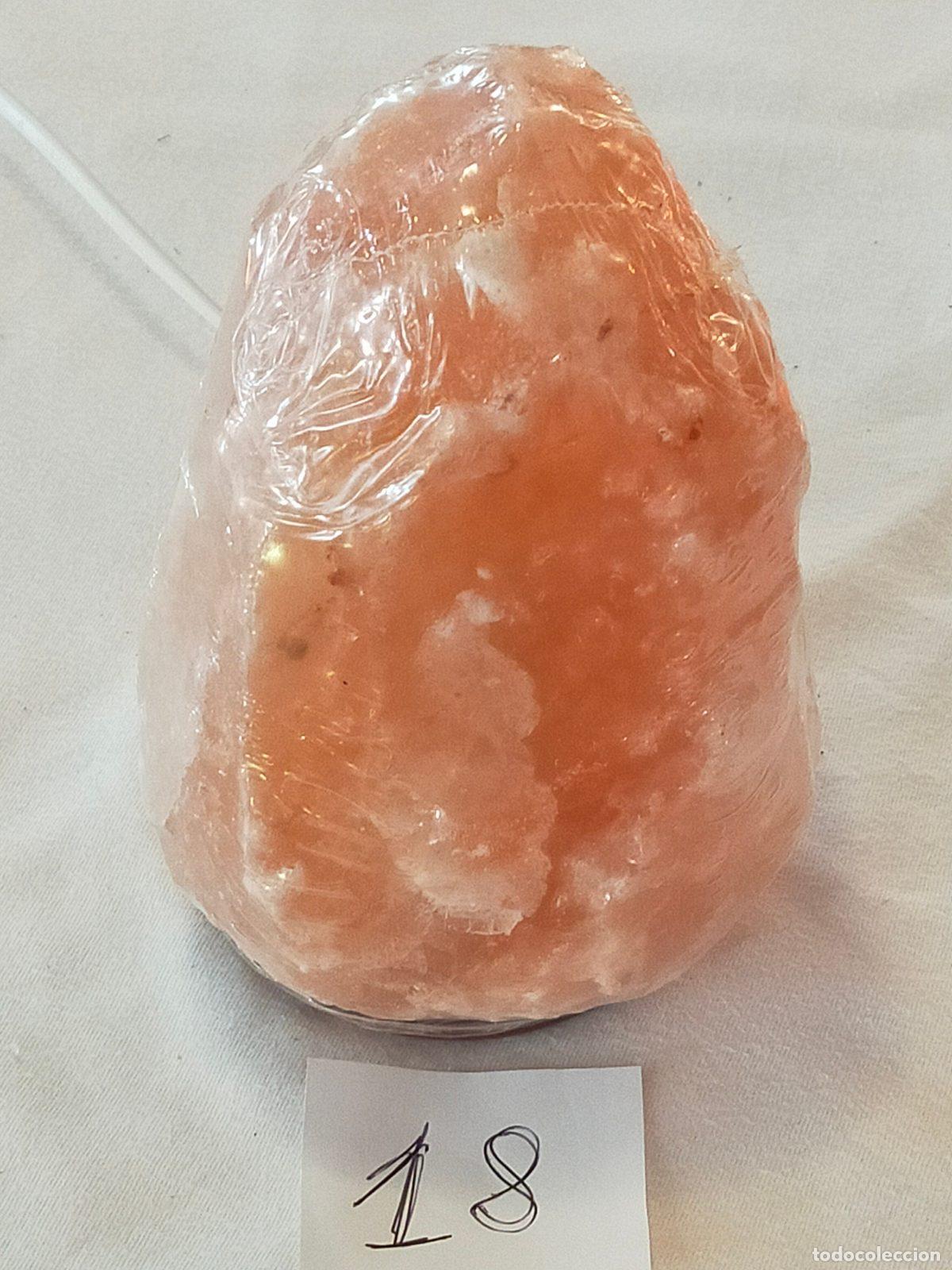 Coleccionismo de minerales: Lampada di Sale Rosa dell'Himalaya Naturale - Cristallo di Luce e Benessere Olistico
