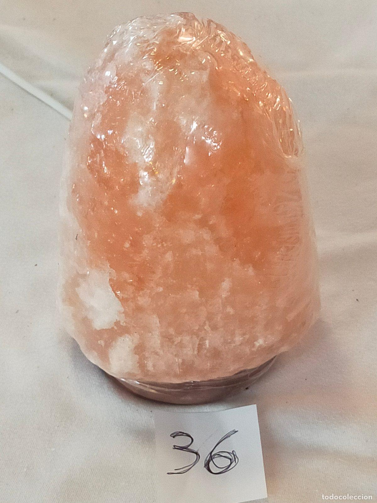 Coleccionismo de minerales: Lampada di Sale Rosa dell'Himalaya Naturale - Cristallo Energetico Olistico