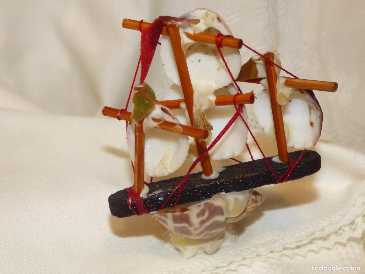 Coleccionismo de moluscos: Barco de conchas. - Foto 2