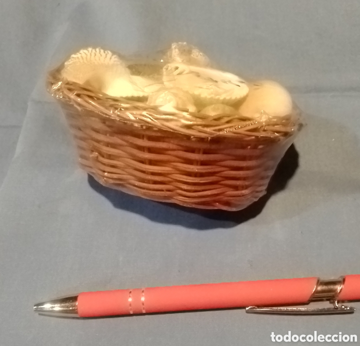 Coleccionismo de moluscos: Cesta de caracolas marinas - Foto 2