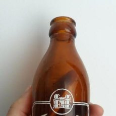 Coleccionismo Otros Botellas y Bebidas: ANTIGUA CERVEZA DE EL TURIA VALENCIA SERIGRAFIADA DE 20 CL. Lote 138147090