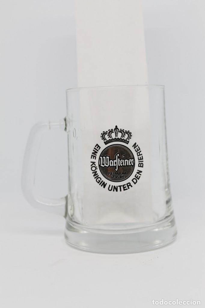 Jarra Cerveza Warsteiner Glass Pitcher German A Sold Through Direct Sale