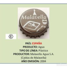 Collezionismo di Altre Bottiglie e Bevande: TAPON CORONA CHAPA BOTTLE CAP KRONKORKEN TAPPI CAPSULA - AGUA MALAVELLA (ESPAÑA). Lote 266643643