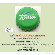 Collezionismo di Altre Bottiglie e Bevande: TAPON CORONA CHAPA BOTTLE CAP KRONKORKEN TAPPI CAPSULA - SODA/REFRESCO TOMA (REPÚBLICA CHECA). Lote 268140264