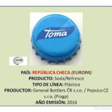 Collezionismo di Altre Bottiglie e Bevande: TAPON CORONA CHAPA BOTTLE CAP KRONKORKEN TAPPI CAPSULA - SODA/REFRESCO TOMA (REPÚBLICA CHECA). Lote 268140694