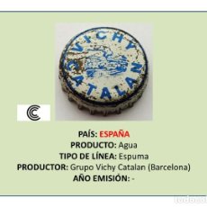 Collezionismo di Altre Bottiglie e Bevande: TAPON CORONA CAPSULA CHAPA AGUA VICHY CATALAN (ESPAÑA). Lote 301416173