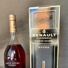 Coleccionismo Otros Botellas y Bebidas: RENAULT COGNAC CARTE NOIR EXTRA , DE 1990 APROX. 1 L . 40% EN CAJA. Lote 365981951