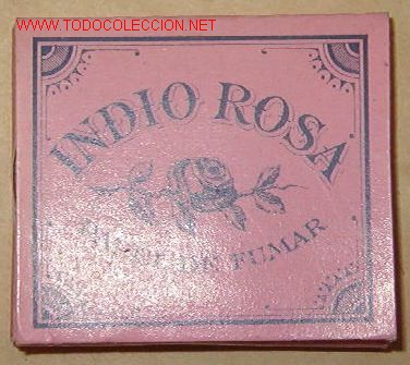 Papel de fumar: Librillo papel de fumar INDIO ROSA - Foto 1