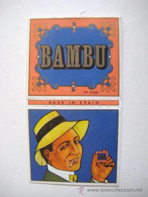 Papel de fumar: ANTIGUO PAPEL DE FUMAR. - BAMBU -. ENVIO GRATIS&iexcl;&iexcl;&iexcl; - Foto 1