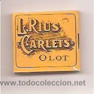 Papel de fumar: PAPEL DE FUMAR L. RIUS CARLETS &ndash; OLOT - Foto 1