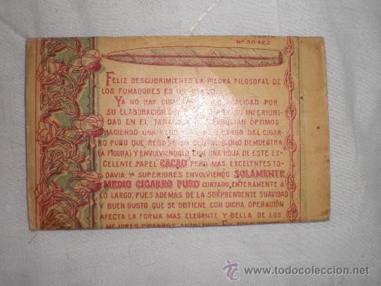 Papel de fumar: PAPEL DE FUMAR CACAO - Foto 2