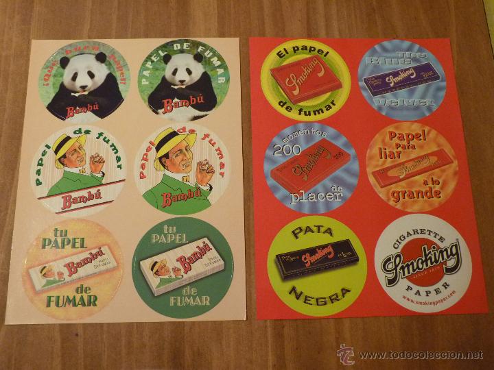 Papel de fumar: SMOKING & BAMB&Uacute; , Colecci&oacute;n Pegatinas TABACO - Foto 1