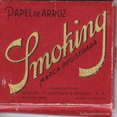 Papel de fumar: ANTIGUO LIBRITO DE PAPEL DE FUMAR SMOKING NUEVO Y SIN USAR . Lote 56964873