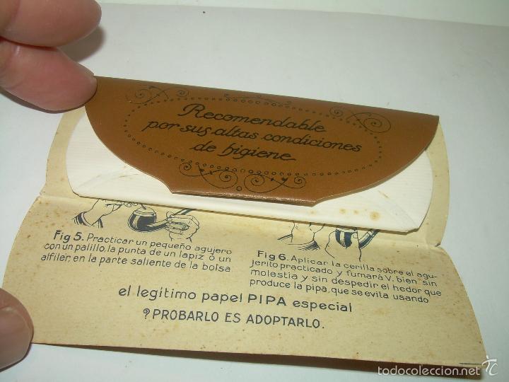 Papel de fumar: ANTIGUO ESTUCHE DE PAPEL DE FUMAR. - Foto 3