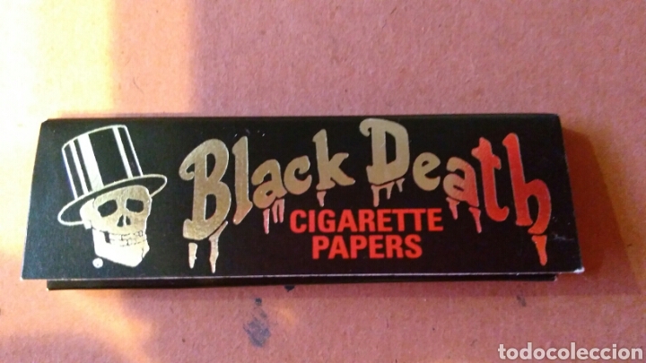Papel de fumar: Papel de fumar Blak Death - Foto 1
