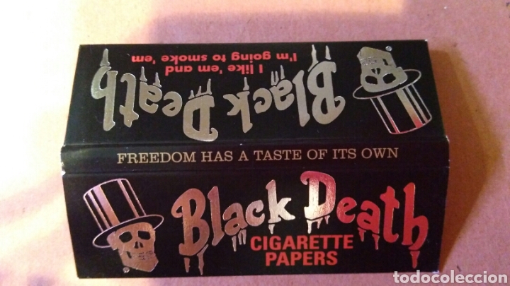 Papel de fumar: Papel de fumar Blak Death - Foto 3