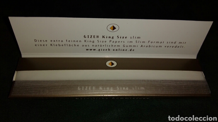 Papel de fumar: Papel de fumar GIZEH King Size Slim - Foto 2