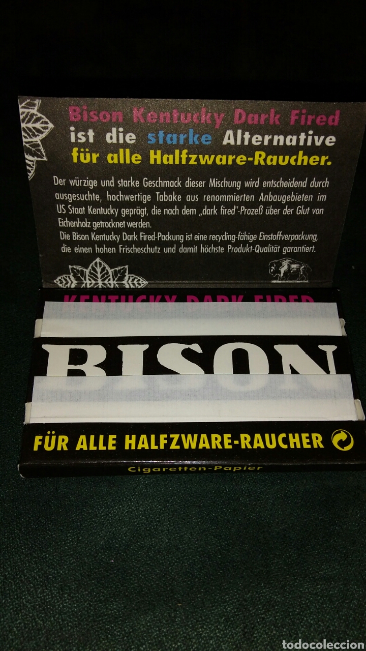 Papel de fumar: Papel de fumar BISON Fabricado en Holanda - Foto 2