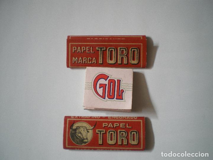 Papel de fumar: EL TORO Y GOL TRES LIBRILLOS - Foto 1