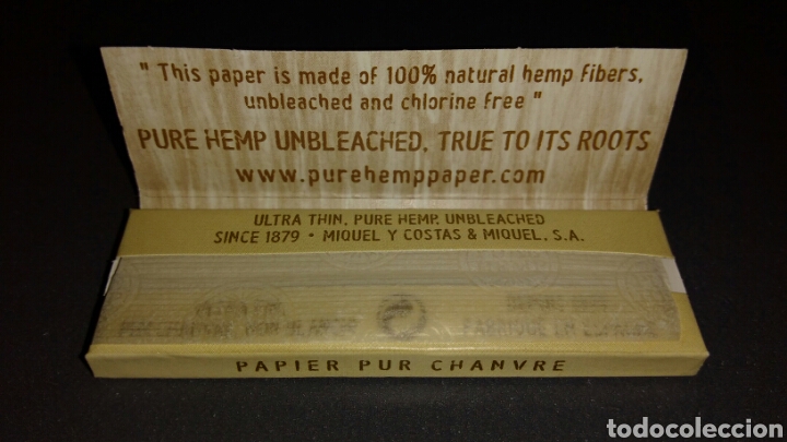 Papel de fumar: Papel de fumar PURE HEMP - Foto 2