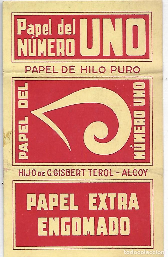 Papel de fumar: PAPEL DEL NUMERO UNO, EXTRA ENGOMADO. VACIO. - Foto 1
