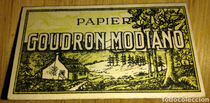 Papel de fumar: Antiguo papel de fumar GOUDRON MODIANO - Foto 1