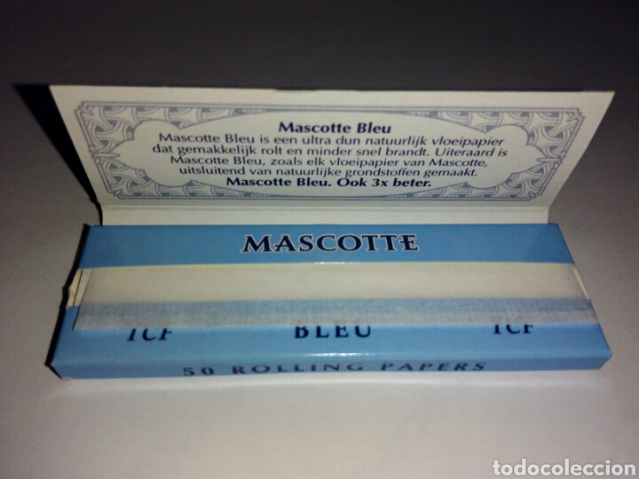 Papel de fumar: Papel de fumar MASCOTTE BLEU - Foto 2