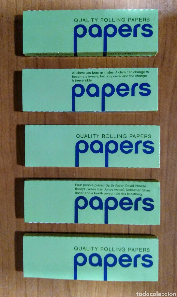 Papel de fumar: Cinco Libritos papel de fumar PAPERS - Foto 1