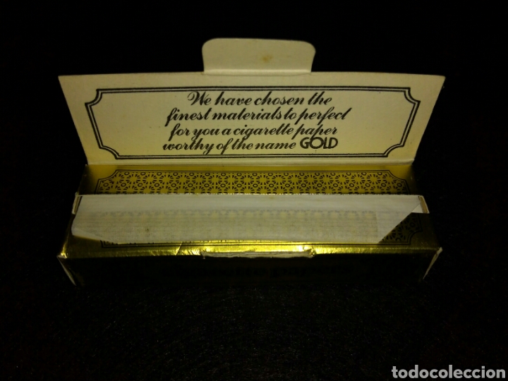 Papel de fumar: Papel de fumar GOLD Inglaterra - Foto 4