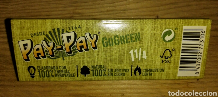 Papel de fumar: Papel de fumar PAY-PAY 1 1/4 - Foto 3