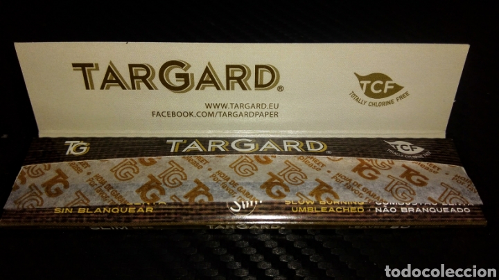 Papel de fumar: Papel de fumar TARGARD Slim 50 hojas - Foto 2